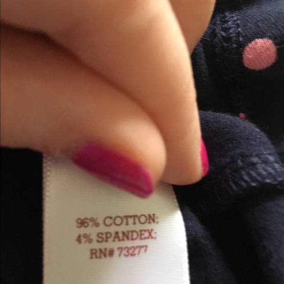 CLEARANCE!!! SO Navy Blue Skirt w/ Pink Polka Dots - Picture 6 of 7